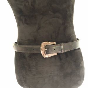 ✨SALE✨ Black Belt with Silver Buckle